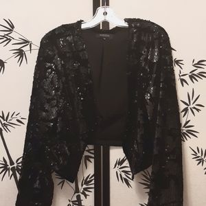 Short Non-shiny sequined Blazer